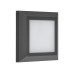 LED ΦΩΤΙΣΤΙΚΟ PC ΕΠΙΤΟIXO ΤΕΤΡΑΓΩΝ0 D125mm 4W 3000K IP65 ΓΡΑΦΙΤΗΣ