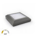 LED ΦΩΤΙΣΤΙΚΟ PC ΕΠΙΤΟIXO ΤΕΤΡΑΓΩΝ0 D125mm 4W CCT IP65 ΓΚΡΙ