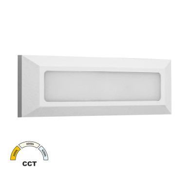 LED ΦΩΤΙΣΤΙΚΟ PC ΕΠΙΤΟIXO ΟΡΘΟΓΩΝΙΟ 4W CCT IP65 ΛΕΥΚΟ