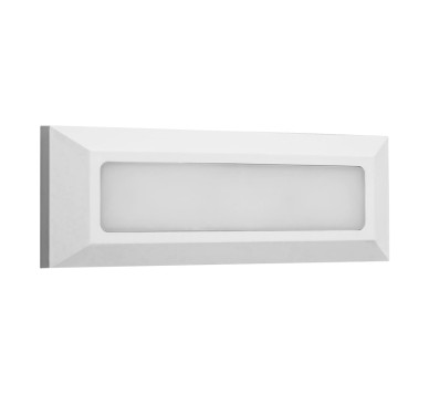 LED ΦΩΤΙΣΤΙΚΟ PC ΕΠΙΤΟIXO ΟΡΘΟΓΩΝΙΟ 4W 3000Κ IP65 ΛΕΥΚΟ