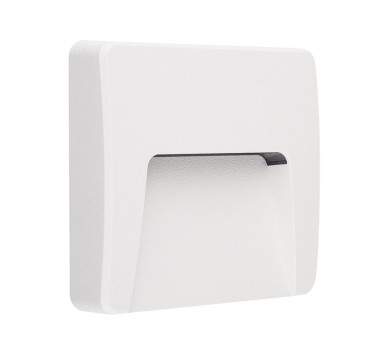 LED ΦΩΤΙΣΤΙΚΟ PC ΕΠΙΤΟΙΧΟ ΕΜΜΕΣOY ΤΕΤΡΑΓΩΝΟ 3W 3000Κ IP65 ΛΕΥΚΟ