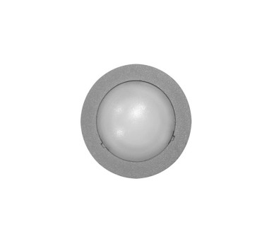 LED ΦΩΤΙΣΤIKO ΑΛΟΥΜΙΝΙΟΥ ΕΠΙΤΟΙΧΟ ΣΤΡΟΓΓΥΛΟ 0.3W ΜΠΛΕ ΓΚΡΙ