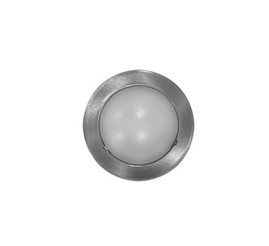 LED ΦΩΤΙΣΤIKO ΑΛΟΥΜΙΝΙΟΥ ΕΠΙΤΟΙΧΟ ΣΤΡΟΓΓΥΛΟ 0.3W ΜΠΛΕ ΣΑΤΙΝΕ