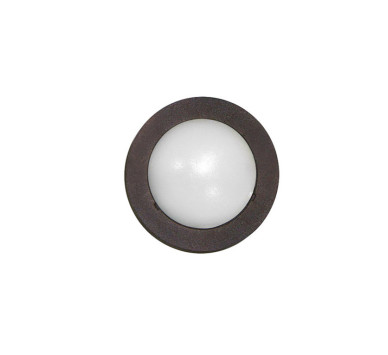 LED ΦΩΤΙΣΤIKO ΑΛΟΥΜΙΝΙΟΥ ΕΠΙΤΟΙΧΟ ΣΤΡΟΓΓΥΛΟ 0.3W ΨΥΧΡΟ ΣΚΟΥΡΙΑ