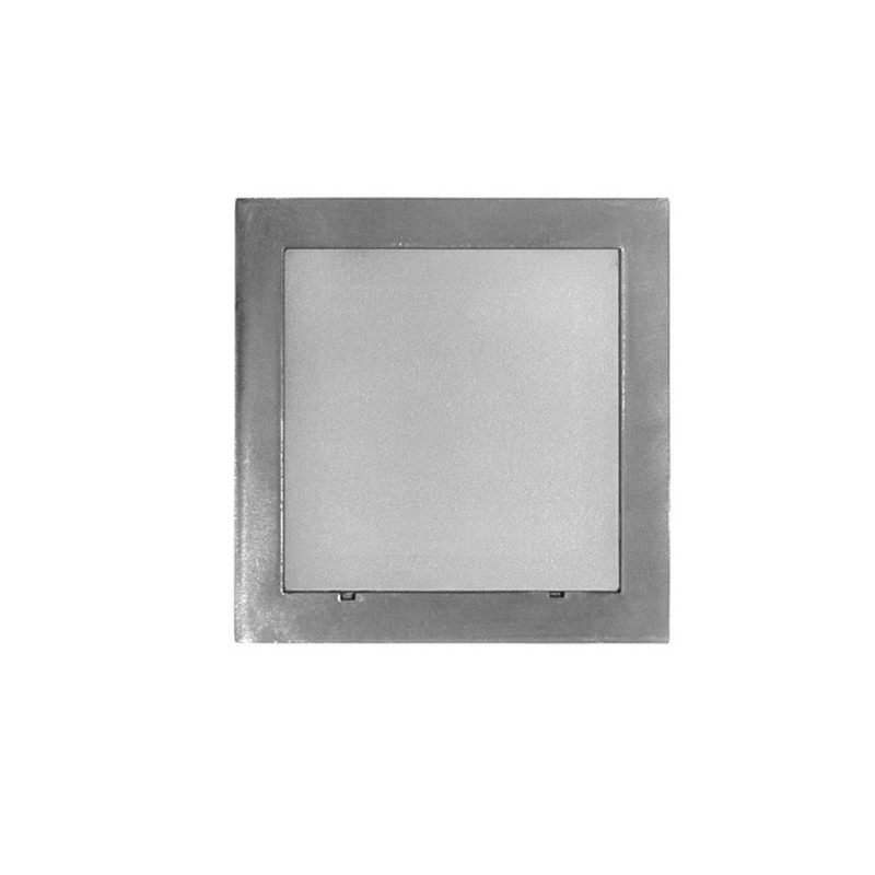 LED ΦΩΤΙΣΤΙΚΟ ΑΛΟΥΜΙΝΙΟΥ ΕΠΙΤΟΙΧΟ TETΡΑΓΩΝΟ 1W ΨΥΧΡΟ ΣΑΤΙΝΕ