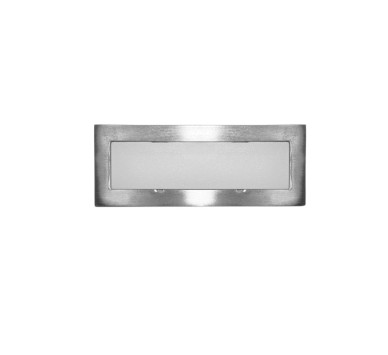 ΦΩΤ.ΑΛΟΥΜ.ΕΠΙΤΟΙΧ.ΟΡΘΟΓΩΝΙΟ ΣΑΤΙΝΕ 10LED 0.6W ΨΥΧΡΟ