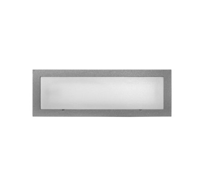 LED ΦΩΤΙΣΤΙΚΟ ΑΛΟΥΜΙΝΙΟΥ ΕΠΙΤΟΙΧΟ ΟΡΘΟΓΩΝΙΟ 1.3W ΜΠΛΕ ΓΚΡΙ