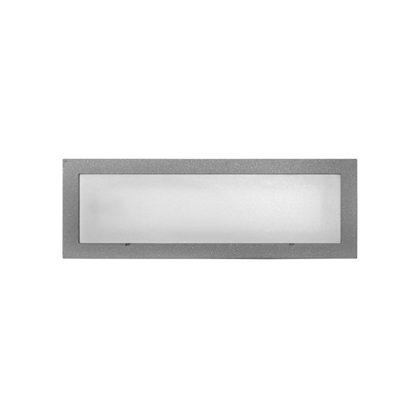 LED ΦΩΤΙΣΤΙΚΟ ΑΛΟΥΜΙΝΙΟΥ ΕΠΙΤΟΙΧΟ ΟΡΘΟΓΩΝΙΟ 1.3W ΜΠΛΕ ΓΚΡΙ