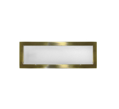 LED ΦΩΤΙΣΤΙΚΟ ΑΛΟΥΜΙNΙΟΥ ΕΠΙΤΟΙΧΟ ΟΡΘΟΓΩΝΙΟ 1.3W ΨΥΧΡΟ ANTIKE