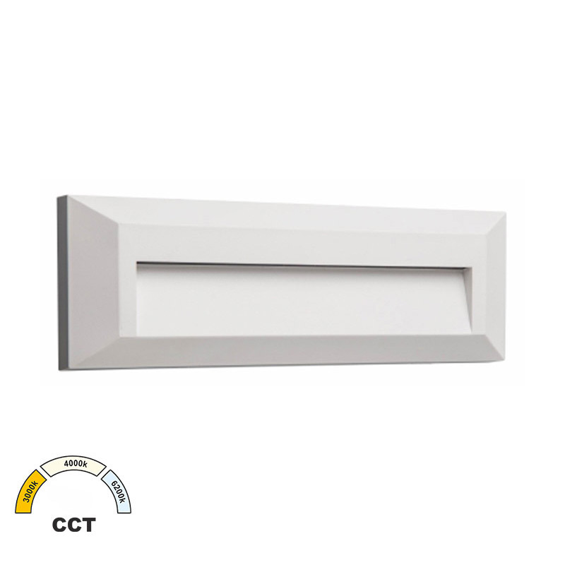 LED ΦΩΤΙΣΤΙΚΟ PC ΕΠΙΤΟΙΧΟ ΕΜΜΕΣΟΥ ΟΡΘΟΓΩΝΙΟ 2W CCT IP65 ΛΕΥΚΟ