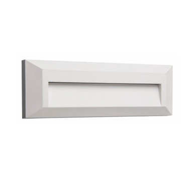 LED ΦΩΤΙΣΤΙΚΟ PC ΕΠΙΤΟΙΧΟ ΕΜΜΕΣΟΥ ΟΡΘΟΓΩΝΙΟ 2W 3000Κ IP65 ΛΕΥΚΟ