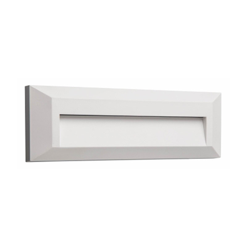LED ΦΩΤΙΣΤΙΚΟ PC ΕΠΙΤΟΙΧΟ ΕΜΜΕΣΟΥ ΟΡΘΟΓΩΝΙΟ 2W 3000Κ IP65 ΛΕΥΚΟ