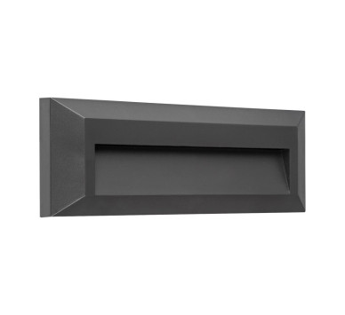 LED ΦΩΤΙΣΤΙΚΟ PC ΕΠΙΤΟΙΧ.ΕΜΜΕΣΟΥ ΟΡΘΟΓΩΝΙΟ 2W 3000Κ IP65 ΓΡΑΦΙΤΗΣ