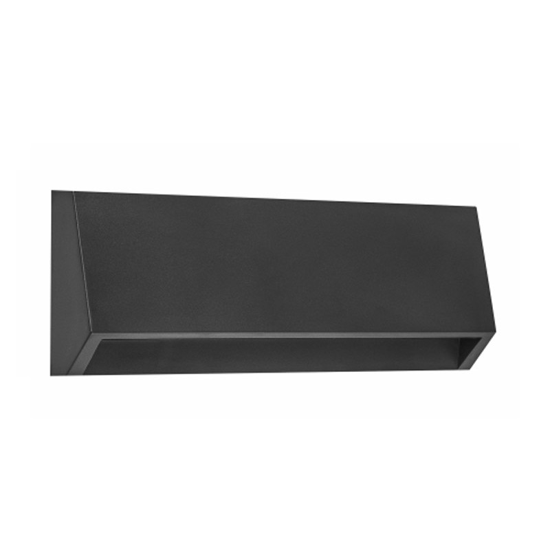 LED ΦΩΤΙΣ.PC ΕΠΙΤΟΙΧΟ ΕΜΜΕΣΟΥ ΚΥΡΤΟ ΟΡΘΟΓΩΝΙΟ 4W 3000Κ IP65 ΓΡΑΦITΗ