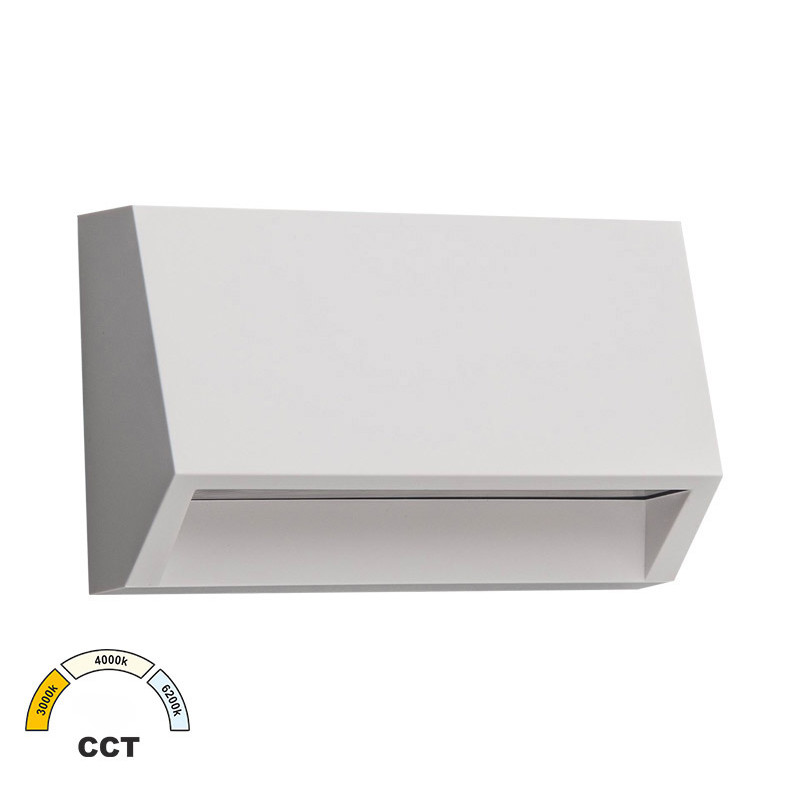 LED ΦΩΤΙΣ.PC ΕΠΙΤΟΙΧΟ ΕΜΜΕΣΟΥ ΚΥΡΤΟ ΟΡΘΟΓΩΝΙΟ 2W CCT IP65 ΛΕΥΚΟ