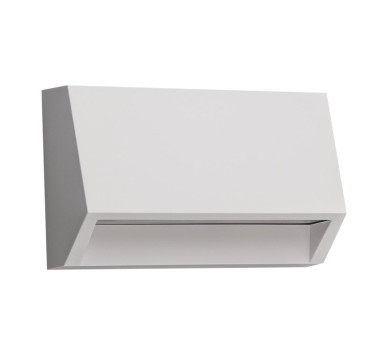 LED ΦΩΤΙΣΤΙΚΟ PC ΕΠΙΤΟΙΧΟ ΕΜΜΕΣΟΥ ΚΥΡΤΟ ΟΡΘΟΓ 2W 3000Κ IP65 ΛΕΥΚΟ