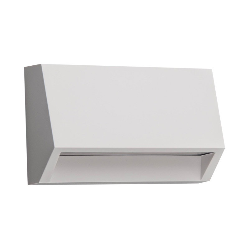 LED ΦΩΤΙΣΤΙΚΟ PC ΕΠΙΤΟΙΧΟ ΕΜΜΕΣΟΥ ΚΥΡΤΟ ΟΡΘΟΓ 2W 3000Κ IP65 ΛΕΥΚΟ