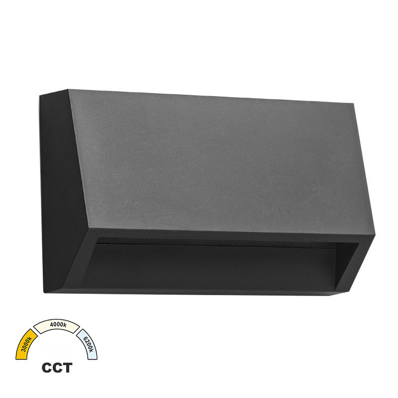 LED ΦΩΤΙΣ.PC ΕΠΙΤΟΙΧΟ ΕΜΜΕΣΟΥ ΚΥΡΤΟ ΟΡΘΟΓΩΝΙΟ 2W CCT IP65 ΓΡΑΦΙΤΗΣ