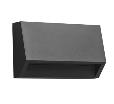 LED ΦΩΤΙΣΤΙΚΟ PC ΕΠΙΤΟΙΧ.ΕΜΜΕΣ.ΚΥΡΤΟ ΟΡΘΟΓ 2W 3000Κ IP65 ΓΡΑΦΙΤΗΣ