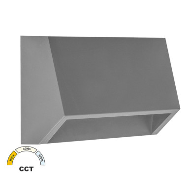 LED ΦΩΤΙΣ.PC ΕΠΙΤΟΙΧΟ ΕΜΜΕΣΟΥ ΚΥΡΤΟ ΟΡΘΟΓΩΝΙΟ 2W CCT IP65 ΓΚΡΙ