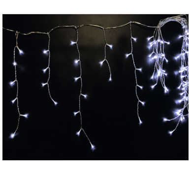 100 LED ΓΙΡΛΑΝΤΑ ΠΡΟΓΡΑΜ+ΣΤΑΘΕΡΑ ΔΙΑΦΑΝ. ΚΑΛΩΔΙΟ ΨΥΧΡΑ IP44
