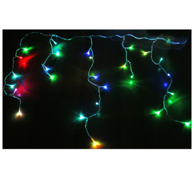 200 LED ΓΙΡΛΑΝΤΑ ΜΕ ΕΝΣΩΜΑΤ.ΠΡΟΓΡΑΜ. ΔΙΑΦΑΝΟ ΚΑΛΩΔ. RGB IP44