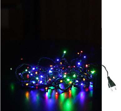 ΕΠΕΚΤΕΙΝΟΜΕΝΑ 100LED ΠΟΛΥΧΡΩΜΑ ME ΠΡΑΣΙΝΟ PVC ΚΑΛΩΔΙΟ