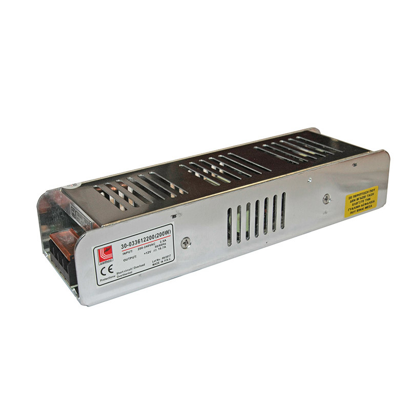ΤΡΟΦΟΔΟΤΙΚΟ ΓΙΑ ΤΑΙΝΙΕΣ LED 230V/12VDC 200W