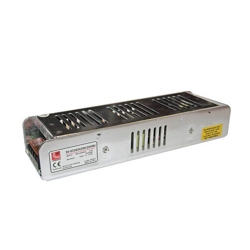 ΤΡΟΦΟΔΟΤΙΚΟ ΓΙΑ ΤΑΙΝΙΕΣ LED 230V/24VDC 200W