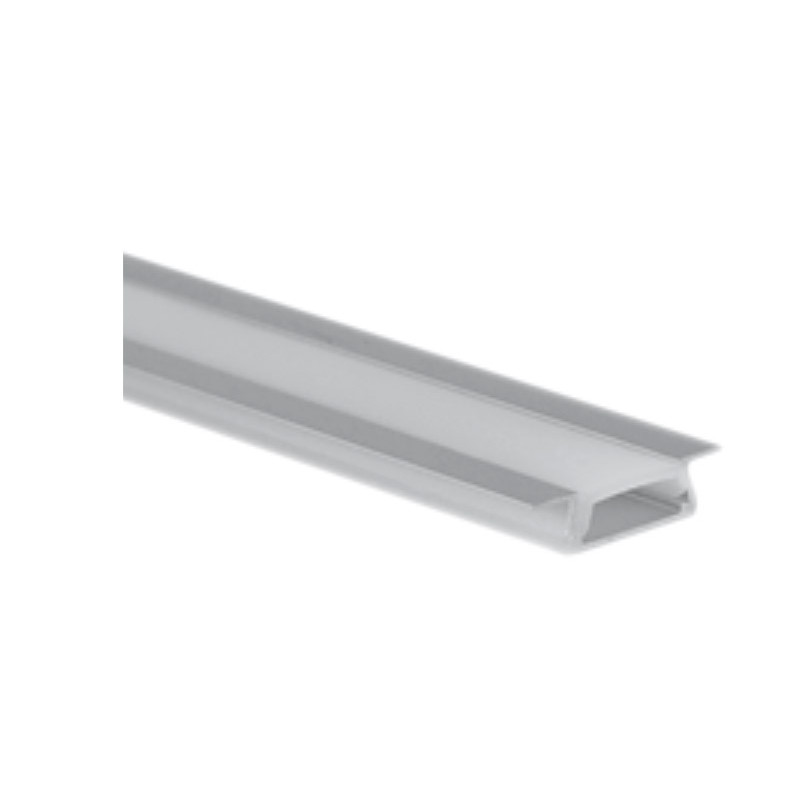 ΠΡΟΦΙΛ ΑΛΟΥΜΙΝΙΟΥ ΧΩΝΕΥΤΟ 2μ ΓΙΑ ΤΑΙΝΙΕΣ εως11mm w:22 h:6