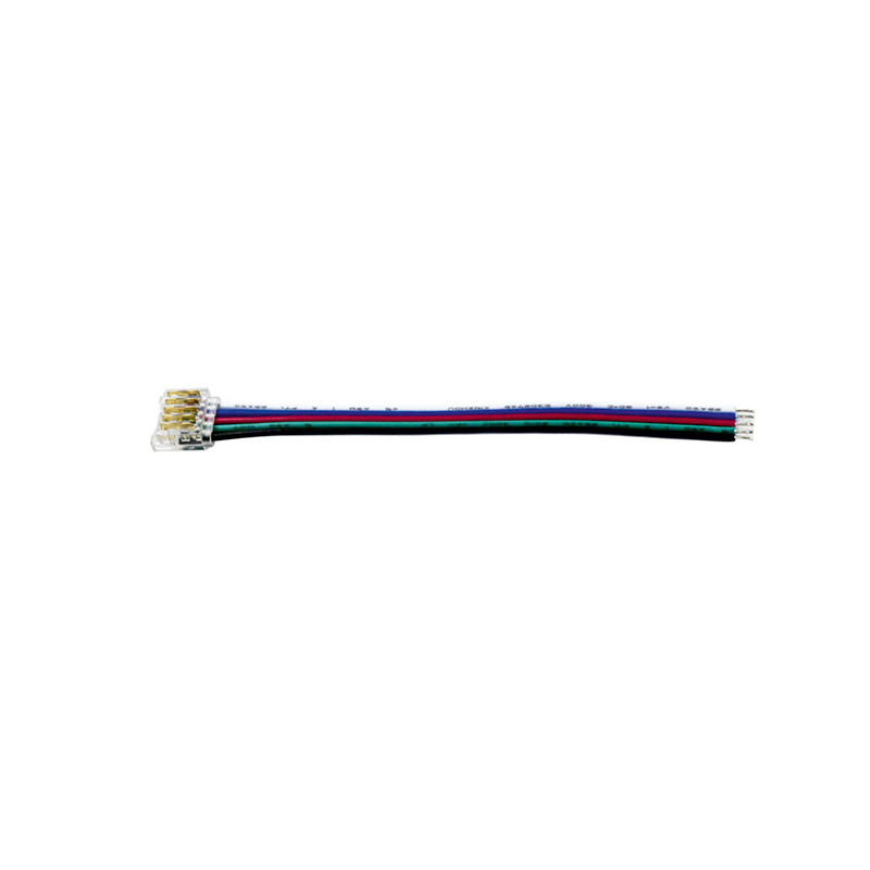 ΤΡΟΦΟΔΟΣΙΑ ΜΕ ΚΑΛΩΔΙΟ ΓΙΑ ΤΑΙΝΙA LED SMD RGB+W 10mm