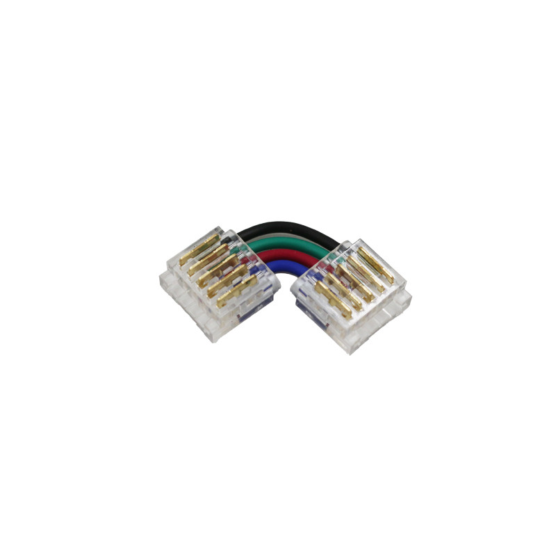 ΜΟΥΦΑ ΓΩΝΙΑ ΓΙΑ ΤΑΙΝΙA LED SMD RGB+W 12mm