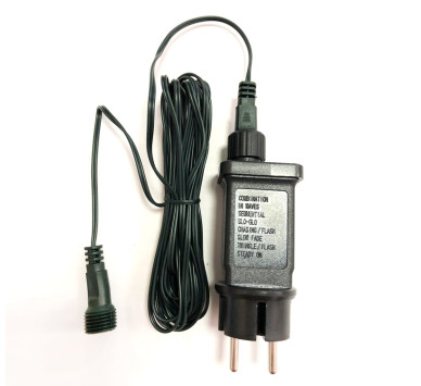 ΤΡΟΦΟΔΟΤΙΚΟ 12W 31V ΜΑΥΡΟ ME 7 ΠΡΟΓΡΑΜ.+ΣΤΑΘ. ΓΙΑ MINI LED
