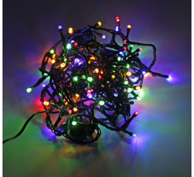 100 ΜΙΝΙ LED RGB ΜΕ ΕΠΙΛΟΓΗ ΠΡΟΓΡΑΜΜΑΤΟΣ ΠΡΑΣΙΝΟ ΚΑΛ.IP44
