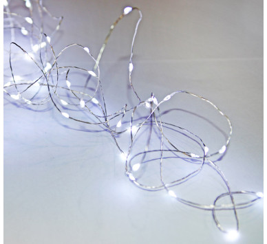 200 MICRO LED ΜΕ ΠΡΟΓΡΑΜΜΑ+ΣΤΑΘΕΡΑ ΑΣΗΜΙ ΣΥΡΜΑ ΨΥΧΡΑ ΙΡ44