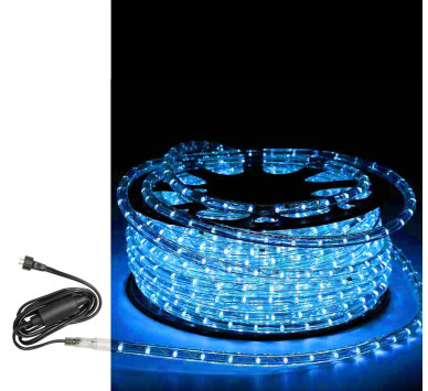 ΦΩΤΟΣΩΛΗΝΑ LED Φ13mm 24V ΜΟΝΟΚΑΝΑΛΗ ΜΕ 48Led/m ΜΠΛΕ
