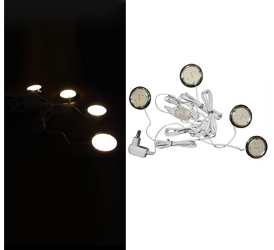 ΣΠΟΤ ΣΕΤ 4 ΤΕΜΑΧΙΑ IP65 ΕΠΙΤΟΙΧΑ 230V 6LED ΘΕΡΜΟ