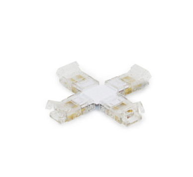 ΜΟΥΦΑ ΣΤΑΥΡΟΣ ΓΙΑ ΤΑΙΝΙA LED SMD ΜΟΝΟΧΡΩΜΗ 8mm