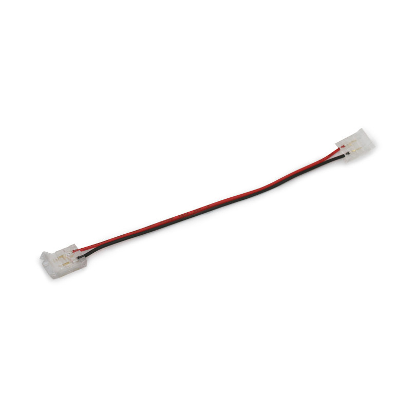 ΜΟΥΦΑ ΜΕ ΚΑΛΩΔΙΟ ΓΙΑ ΤΑΙΝΙΑ LED SMD ΜΟΝΟΧΡΩΜΗ 10mm