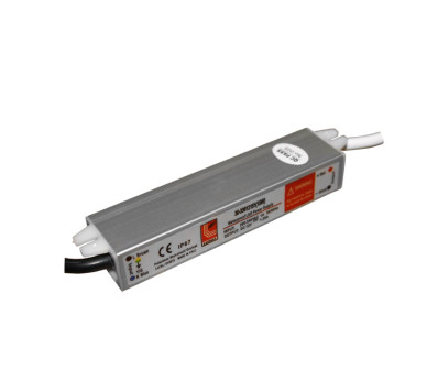 ΤΡΟΦΟΔΟΤΙΚΟ ΣΤΕΓΑΝΟ ΓΙΑ ΤΑΙΝΙΕΣ LED 230V/12VDC 15W IP67
