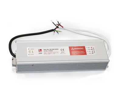 ΤΡΟΦΟΔΟΤΙΚΟ ΣΤΕΓΑΝΟ ΓΙΑ ΤΑΙΝΙΕΣ LED 230V/12VDC 250W IP67