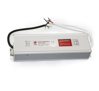 ΤΡΟΦΟΔΟΤΙΚΟ ΣΤΕΓΑΝΟ ΓΙΑ ΤΑΙΝΙΕΣ LED 230V/24VDC 250W IP67