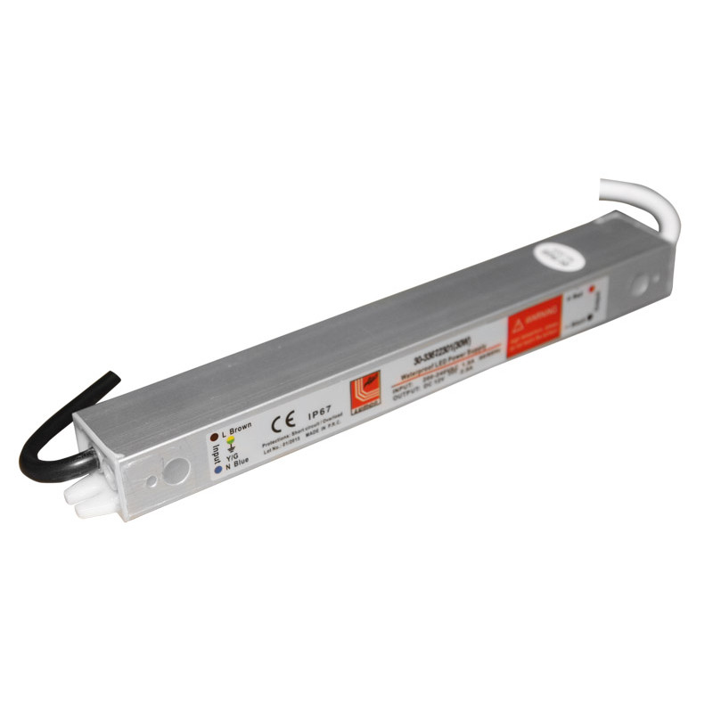 ΤΡΟΦΟΔΟΤΙΚΟ ΣΤΕΓΑΝΟ ΓΙΑ ΤΑΙΝΙΕΣ LED 230V/24VDC 30W IP67