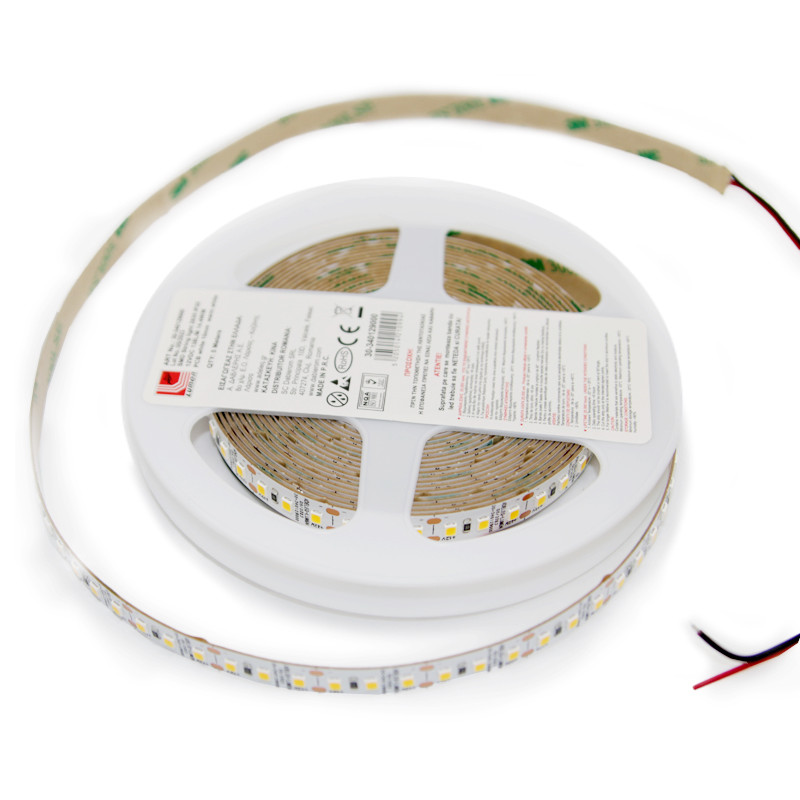 ΤΑΙΝΙΑ LED 5m 12VDC 14.4W/m 2835 138LED/m ΘΕΡΜΟ 3000K IP20