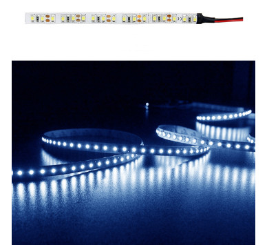 ΤΑΙΝΙΑ LED 5m 12VDC 14.4W/m 2835 140LED/m ΜΠΛΕ IP20