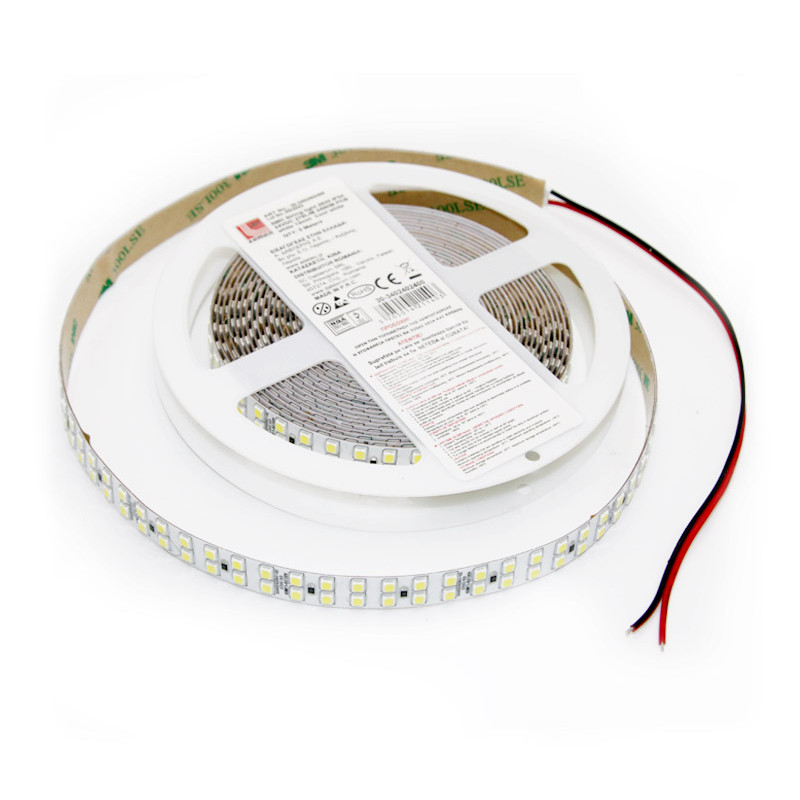 ΤΑΙΝΙΑ LED 5m 24VDC 24W/m 2835 252LED/m ΨΥΧΡΟ 6500K IP54