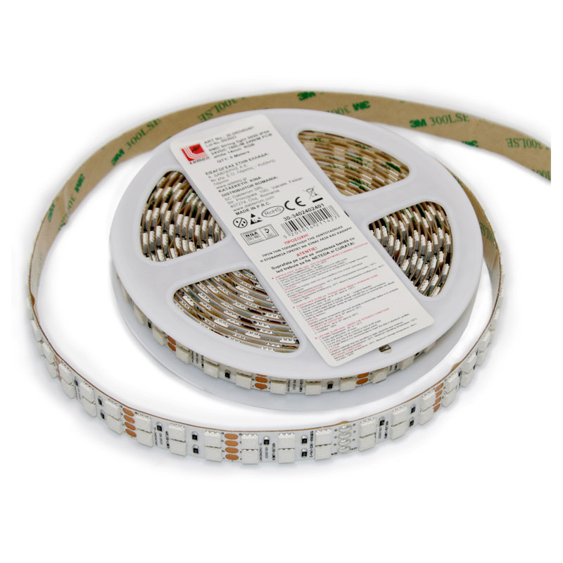 ΤΑΙΝΙΑ LED 5m 24VDC 24W/m 5050 180LED/m RGB IP54