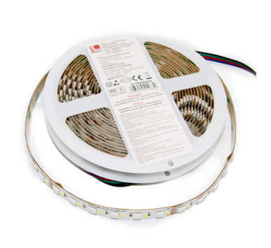 ΤΑΙΝΙΑ LED 5m 24VDC 24W/m 5050 144LED/m RGB+ΛΕΥΚΟ IP54