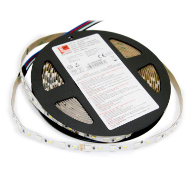 ΤΑΙΝΙΑ LED 5m 24VDC 18W/m 96LED/m RGB+ΛΕΥΚΟ IP20