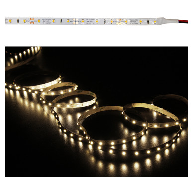 ΤΑΙΝΙΑ LED 5m 12VDC 4.8W/m 3528 60LED/m ΘΕΡΜΟ 3000K IP20